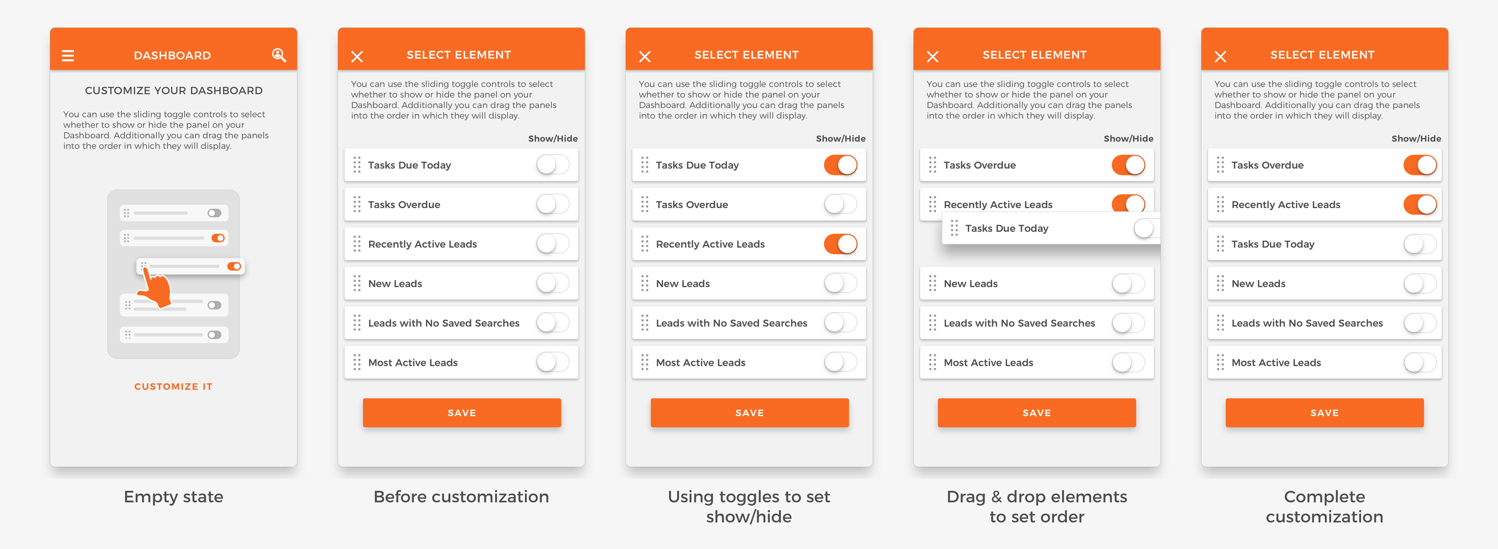 Firepoint customizable dashboard